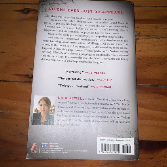 Then She Was Gone a Paperback Novel by Lisa Jewell - Picture 2 of 3
